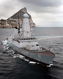 HMS Dragon Near Gibraltar MOD 45155272.jpg