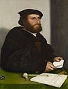 Hans Holbein Muda (1497-8-1543) - Seorang Pedagang jerman Timbangan, 'Hans Antwerp' - RCIN 404443 - Royal Collection.jpg