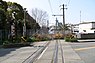 阪和線分岐地点から最初の踏切跡