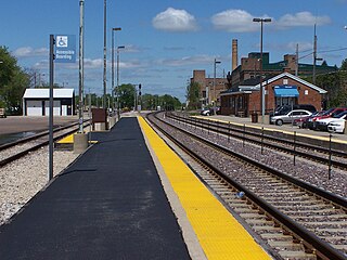 <span class="mw-page-title-main">Harvard station (Metra)</span> Metra commuter rail station in Harvard, Illinois