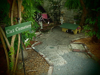 Hemingway House-Cat Cemetery.JPG