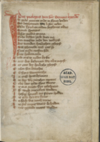 Legende van St. Servaas (1170-1185) / Hendrik van Veldeke - oudste literaire werk in het Nederlands