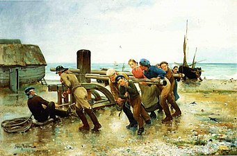 Hauling a Ship (1891)
