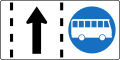 25: Fahrstreifen für Omnibusse