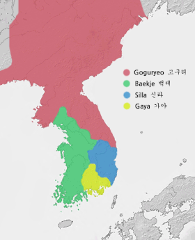 History of Korea-Three Kingdoms Period-375 CE.gif