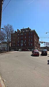 Carr was born at Holt Hall in Portland, Maine when it was the Maine Eye and Ear Infirmary. Holt Hall, Portland, Maine.jpg