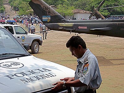 Honduran Police in San Francisco, Lempira Honduras police car San Francisco Lempira.jpg