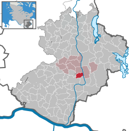 Läget för kommunen Hornbek i Kreis Herzogtum Lauenburg