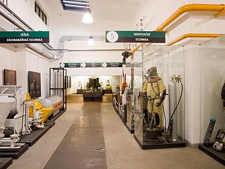 Inside the mining museum in Landek Park