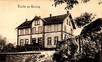 Mairie und Schüel (àlte Boschtkàrt)