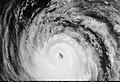 O furacão Guillermo no momento de seu pico de intensidade, em 5 de agosto de 1997.