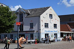 Husum - Kleikuhle7Fischhaus Loof (Klappbrücken) 01 ies