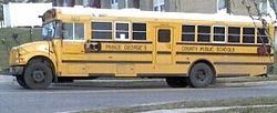 An IC Bus CE-series school bus model, off of Maryland Route 450 in Landover Hills, Maryland ICBusPGCPS.jpeg