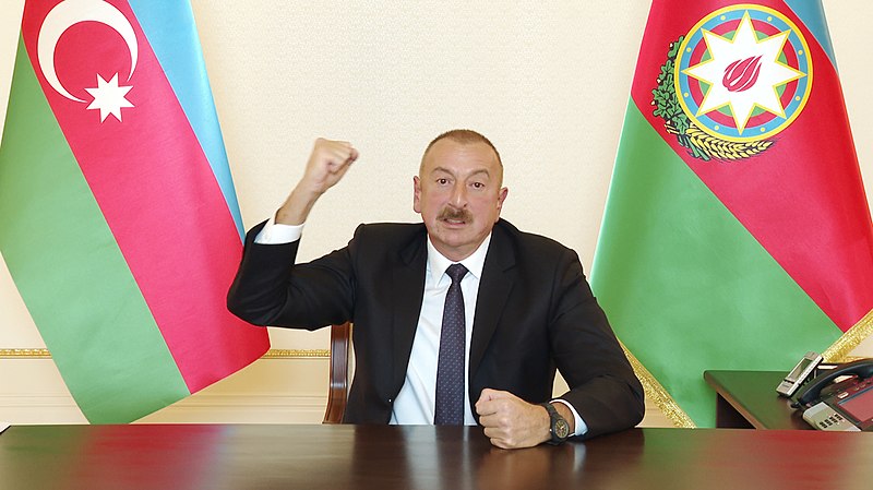 File:Ilham Aliyev while addressing Azerbaijani people at 4 October, 2020.jpg