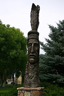 Totem indiano a Worland