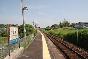 train station platform and track