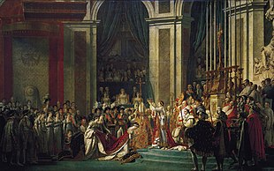 L'incoronazione di Napoleone 1808, Parigi, Louvre