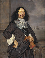 Portrait of Jan van Nes (1631-1680) 1666. oil on canvas medium QS:P186,Q296955;P186,Q12321255,P518,Q861259 . 111.5 × 88.5 cm (43.8 × 34.8 in). Amsterdam, Rijksmuseum Amsterdam.