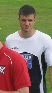 Jonathan Smith was signed from Forest Green Rovers. Jonathan Smith 07-08-2010 1.jpg