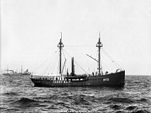 Lightship #51 at Sandy Hook, New Jersey, as it appeared in the 1890s. Jsj-380-Light Ship Sandy Hook.jpg