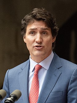 Justin Trudeau of Canada at 2023 North American Leaders’ Summit (cropped 2)