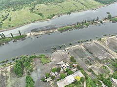 Kalynivske after the destruction of Kakhovka Hydroelectric Power Plant, 2023-06-14 (02).jpg