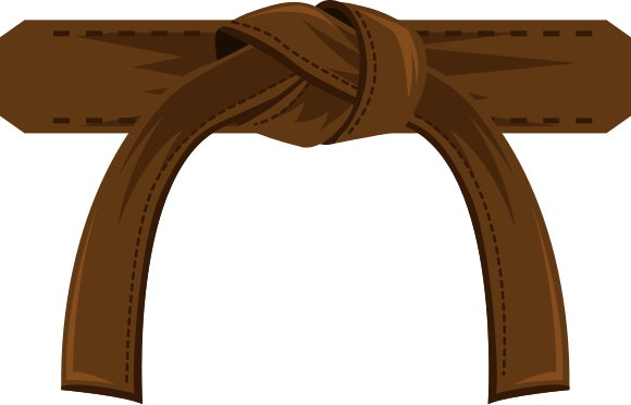 File:Karate brown belt.svg