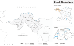 موقعیت Rheinfelden District