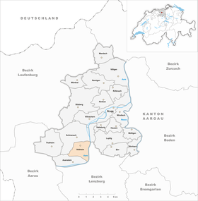 Localisation de Veltheim