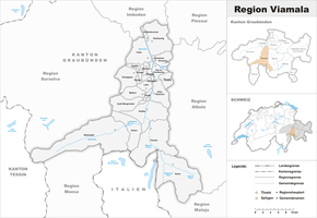 Map of Viamala region