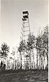 Kelso Lookout with towerman Baeske in cab, 10 1932 (5188101710).jpg