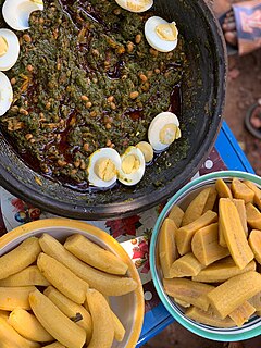 <span class="mw-page-title-main">Kontomire stew</span> Ghanaian stew