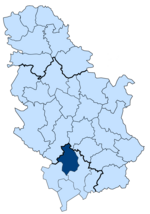 Gambar mini seharga Distrik Kosovska Mitrovica (Serbia)