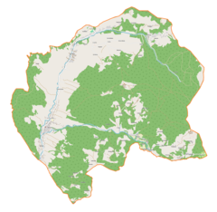 Mapa lokalizacyjna gminy Koszarawa