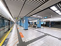 觀塘綫1、2號月台（2022年5月）