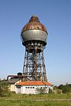 The ball water tower of the former Ilseder hut