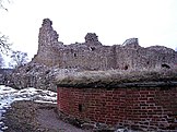 Ruins of the medieval Kuusisto Bishops' Castle demolished in 1528 during the Protestant Reformation in Kaarina