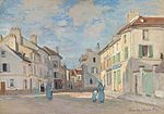 L'Ancienne rue de la Chaussée, Argenteuil av Claude Monet.