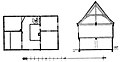 Am Kreideberge 7, Grundriss und Schnitt (= Beim Kalkberg?)