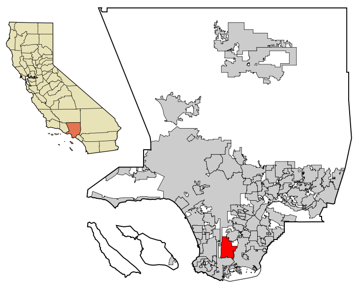 File:LA County Incorporated Areas Carson highlighted.svg