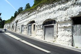 Les boves de La Roche-Guyon, Val-d'Oise.