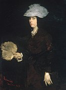 1873ː Lady with fan
