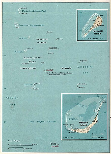 Map of Lakshadweep