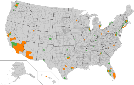 File:Largest counties of the United States by population as of the 2020 United States census.svg
