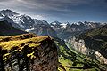 Lauterbrunnental set fra Männlichen