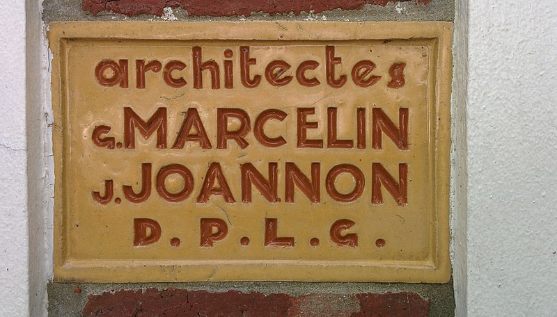 File:Le Touquet-Paris-Plage plaque architecte Marcelin et Joannon.jpg