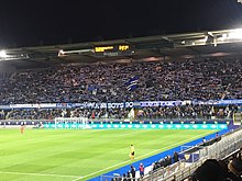 Tribune Ouest debout du stade de la Meinau