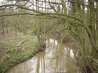 Ledwyche Brook near Caynham Ledwyche - geograph.org.uk - 147386.jpg