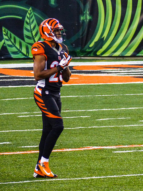 Hall with the Cincinnati Bengals