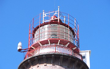 Lista Fyr Leuchtturm 1836 Laterne Hohe 39 Lichtstarke 1026 kcd Reichweite 17 sm 32 km westlich Farsund lufthavn Vest-Agder Norwegen Foto Wolfgang Pehlemann IMG 1235.jpg